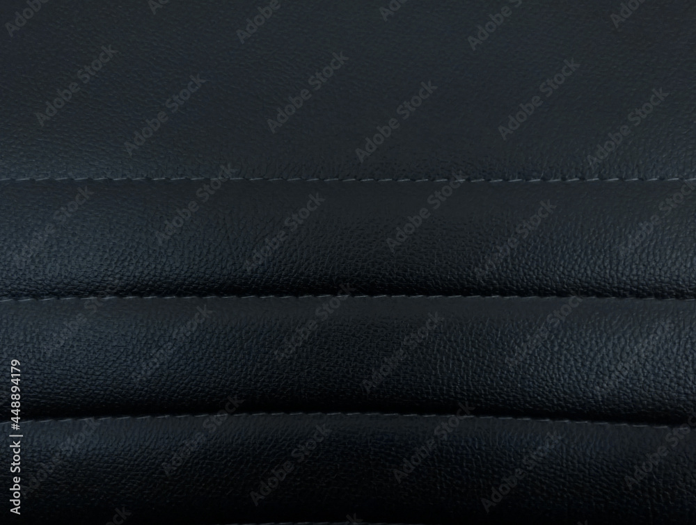 custom made wallpaper toronto digitalBlack leather for background. Black leather sew with thread.