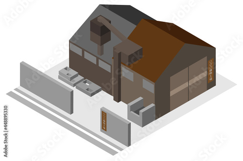 アイソメトリックな鋳物工場
