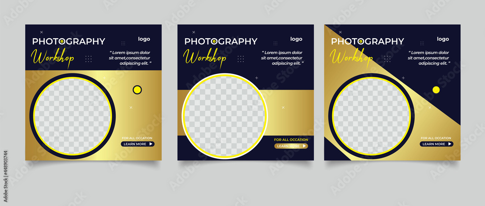 Photography photo studio social media post banner Photography photo studio social media post banner