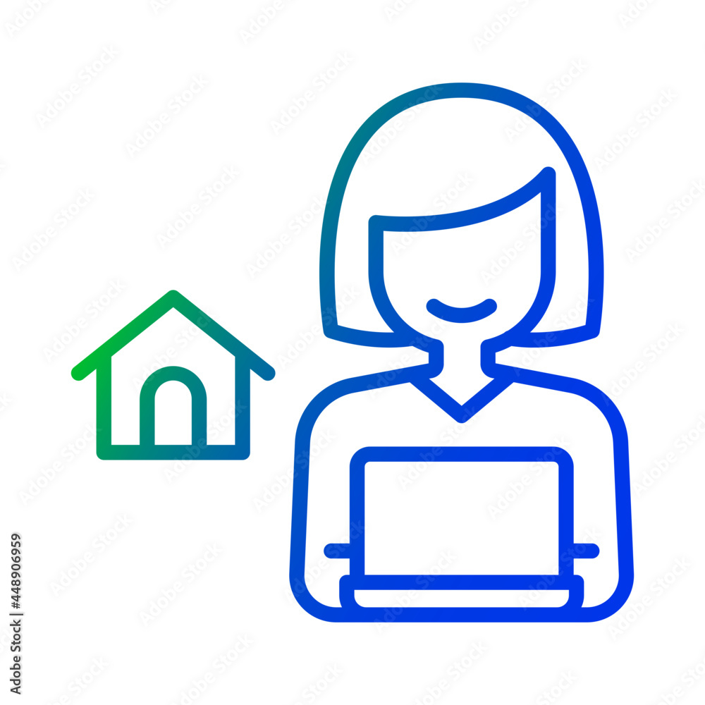 Work from home icon Work from home icon
