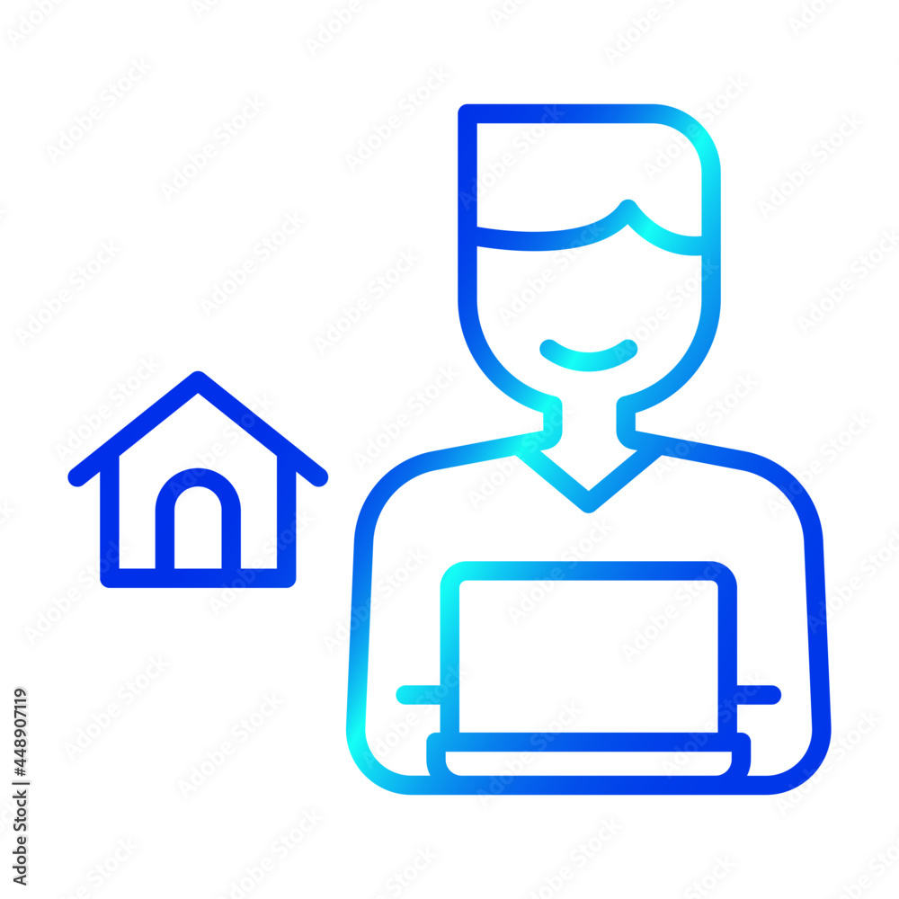 Work from home icon Work from home icon