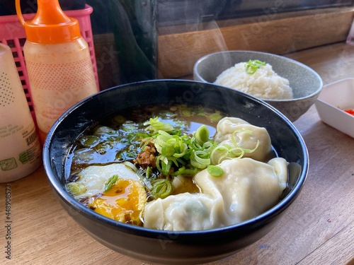 Wonton Noodle, food for breakfast and lunch, perfect image for menu display
