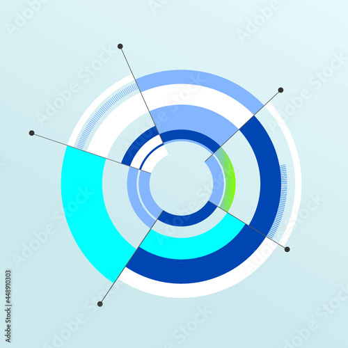 technological hud graphic