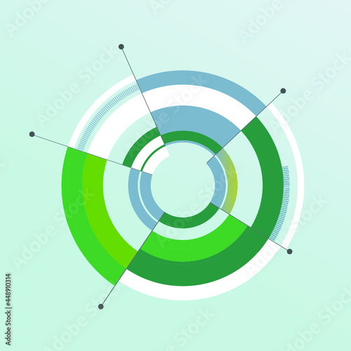 technological hud graphic