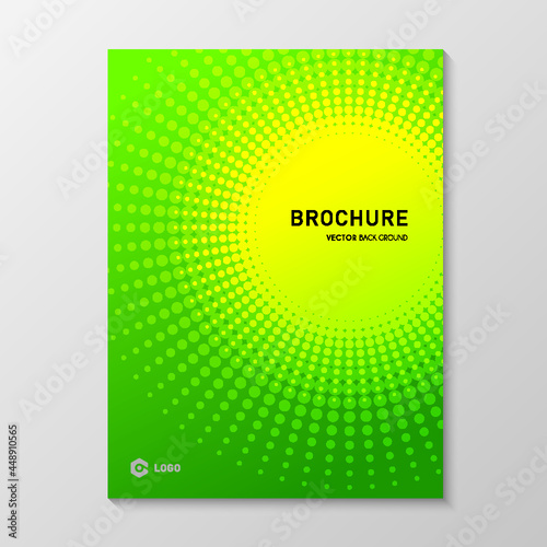 halftone brochure design