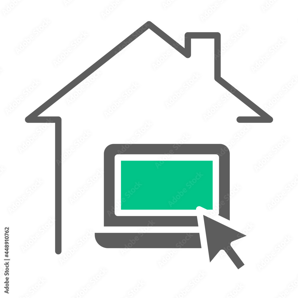 Work from home icon