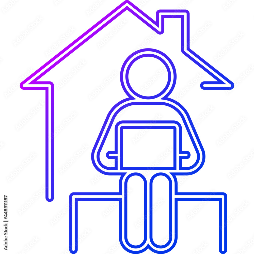 Work from home icon Work from home icon