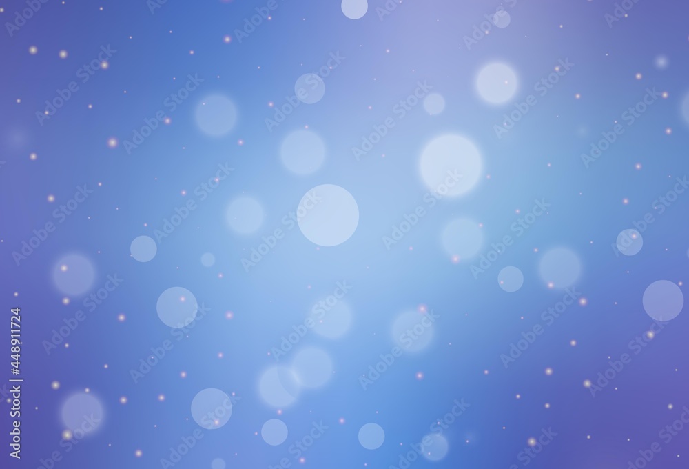 Light Pink, Blue vector pattern in Christmas style.