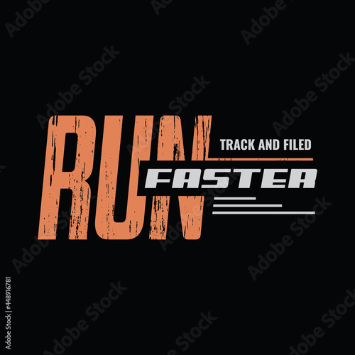 Vector illustration of letter graphic, RUNING, perfect for designing t-shirts, shirts, hoodies etc.