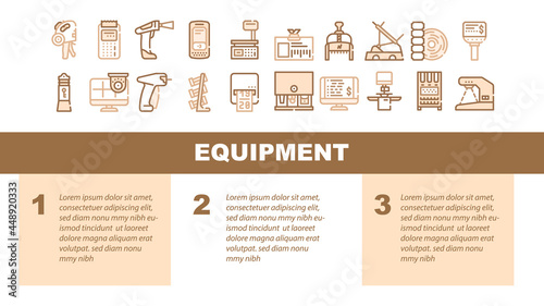 Self Service Buying Landing Web Page Header Banner Template Vector. Self Service Robot Cashier And Photo Kiosk, Digital Check And Terminal For Payment Illustration