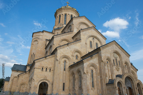 Cathedral of the Georgian Orthodox Church Tsminda Sameba. Georgia. Tbilisi.
