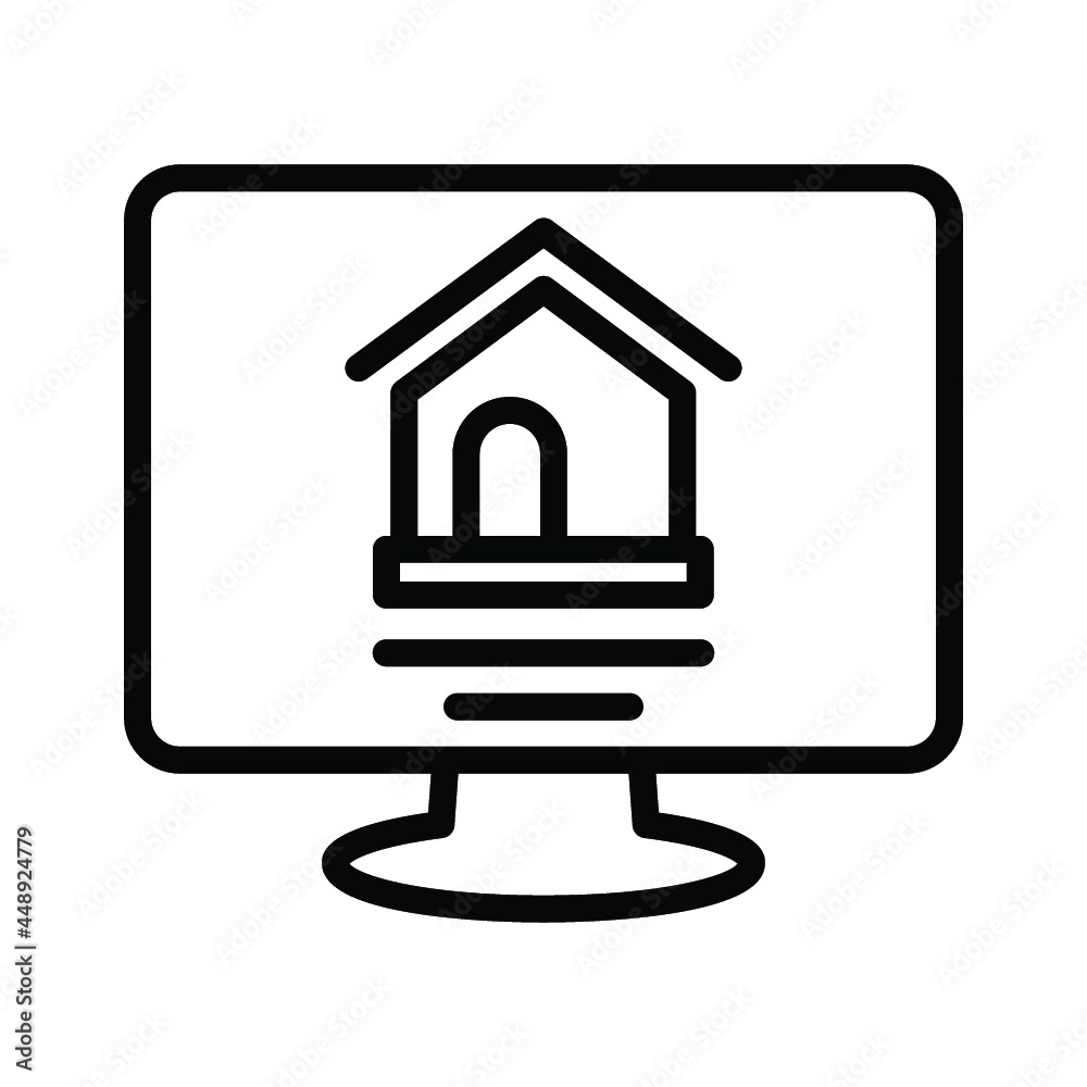 Online Real Estate Support Icon Online Real Estate Support Icon