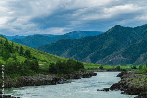 a trip to the Altai mountains in the summer periud