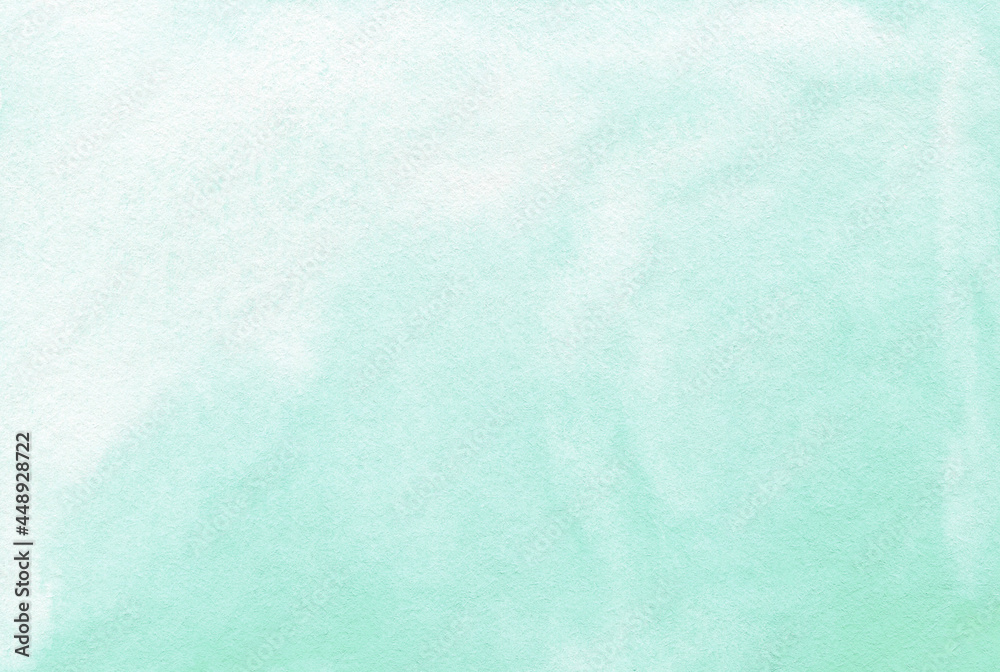 Abstract pastel blue watercolor gradient background texture.	