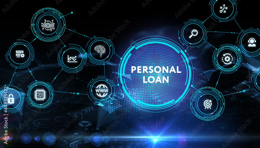 Business, Technology, Internet and network concept. Loan personal finance. Business, Technology, Internet and network concept. Loan personal finance.