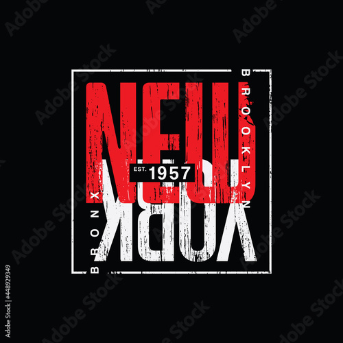 New york vector illustration and typography, perfect for t-shirts, hoodies, prints etc.