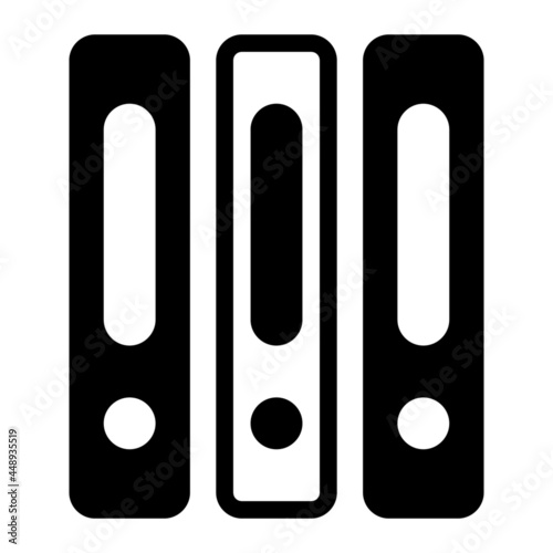 Files icon with glyph style. Suitable for website design, logo, app and UI. Based on the size of the icon in general, so it can be reduced.