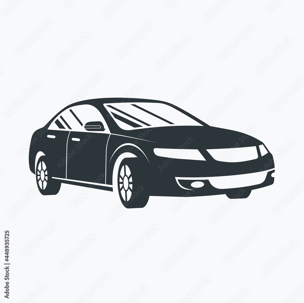 vehicle illustration, car icon, car vector.