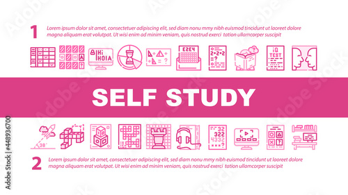 Coral Sea Aquatic Reef Landing Web Page Header Banner Template Vector. Natural Marine Water Coral Flora, Ocean Underwater Nature Plant Seaweed Algae Illustration