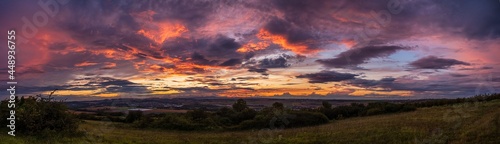 burning sky over palatinate