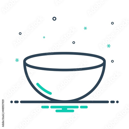 Mix icon for bowl goblet