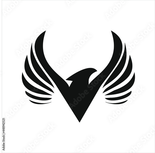 phoenix bird black logo 