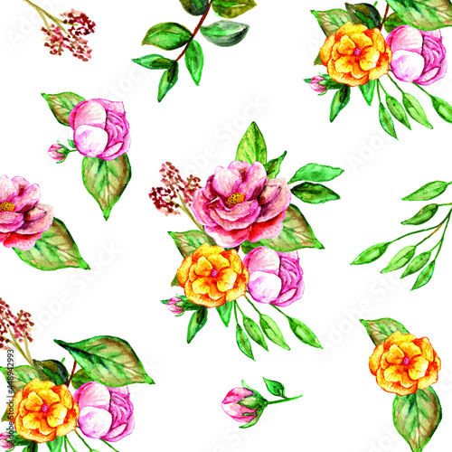 Flower bouquet for background pattern