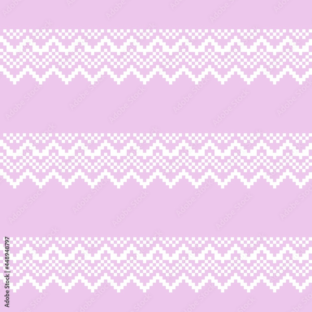 Pastel Christmas Fair Isle Seamless Pattern Background Pastel Christmas Fair Isle Seamless Pattern Background