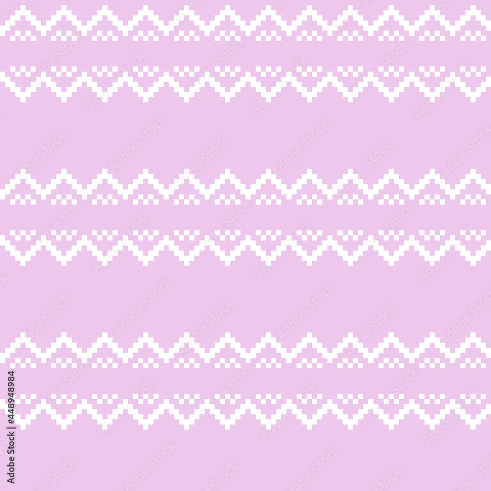 Pastel Christmas Fair Isle Seamless Pattern Background Pastel Christmas Fair Isle Seamless Pattern Background