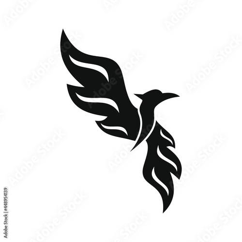 phoenix bird black logo 
