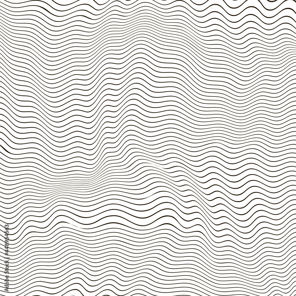 Abstract Black Line Pattern on White Background Abstract Black Line Pattern on White Background