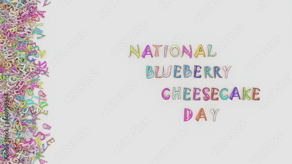 National blueberry cheesecake day