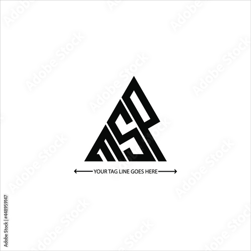 MSP letter logo creative design. MSP unique design photo