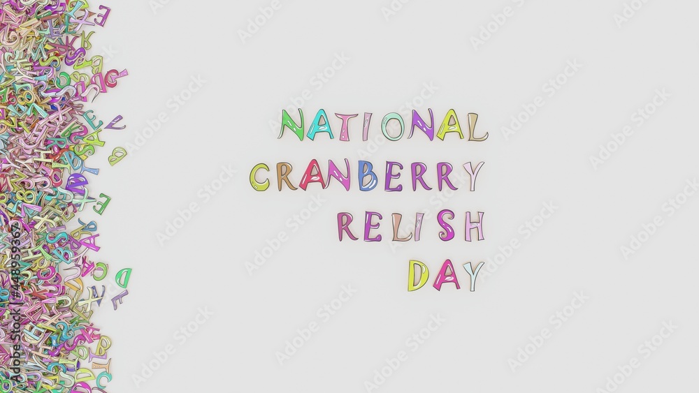 National cranberry relish day National cranberry relish day