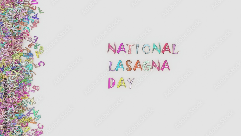 National lasagna day National lasagna day
