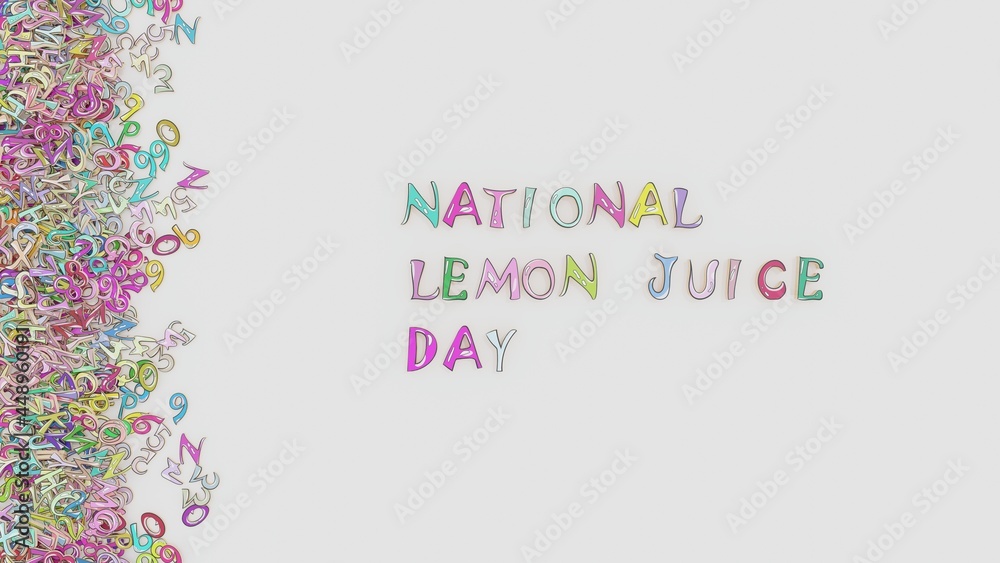 National lemon juice day