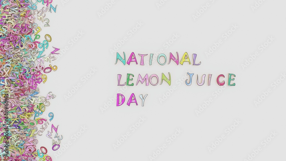 National lemon juice day National lemon juice day
