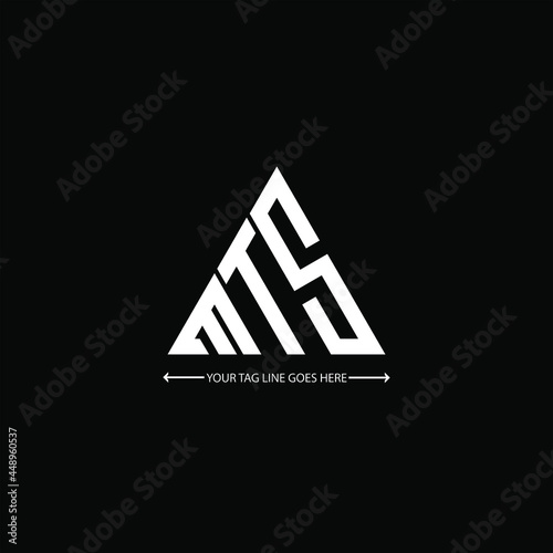 MTS letter logo creative design. MTS unique design photo