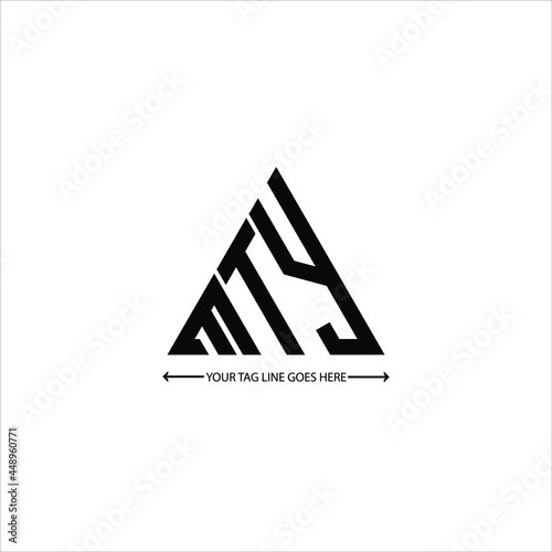 MTY letter logo creative design. MTY unique design
 photo