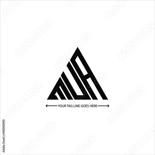 MUA letter logo creative design. MUA unique design
