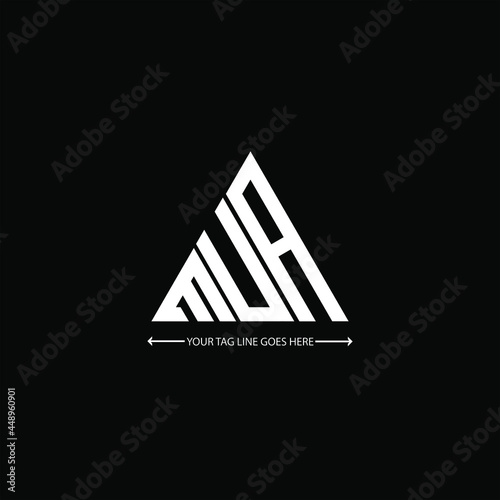 MUA letter logo creative design. MUA unique design
