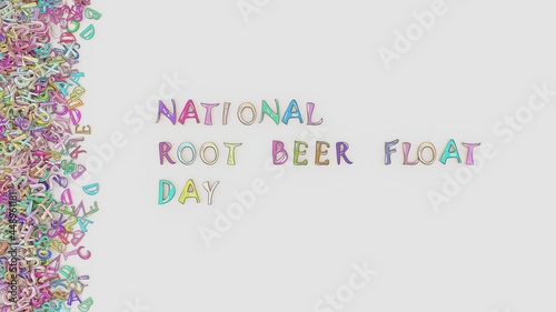 National root beer float day photo