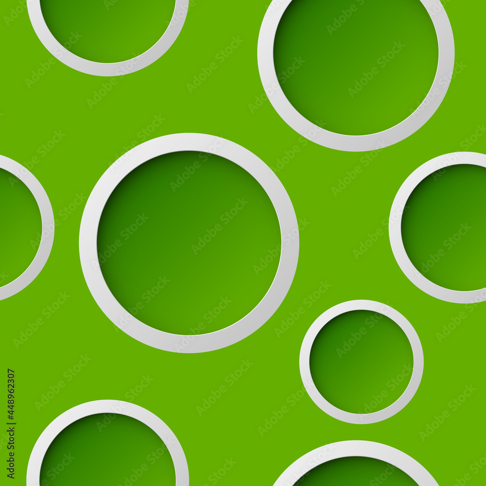 Seamless round pattern. Circle textured background from asia & east ...