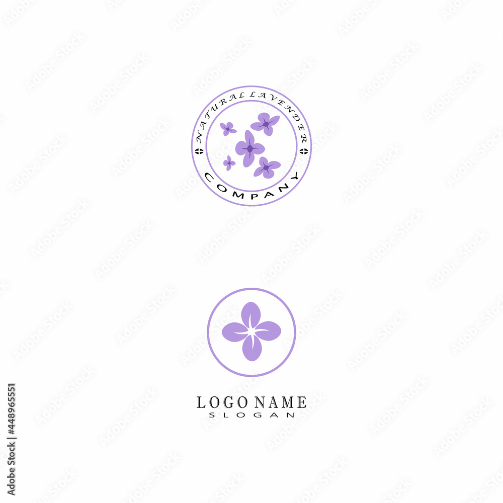 Lavender Logo Template vector symbol nature Lavender Logo Template vector symbol nature