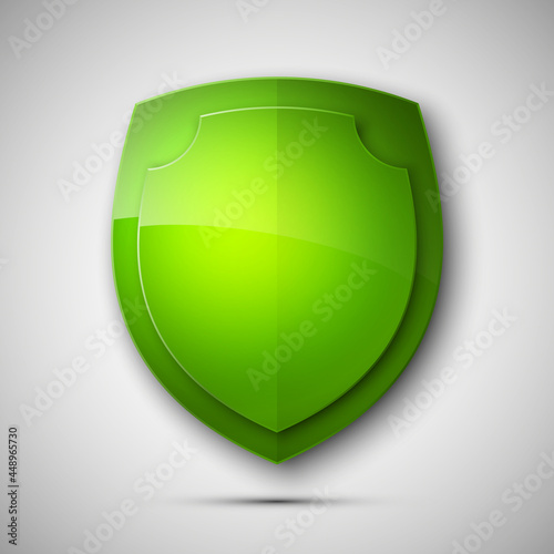 Protected guard shield concept. Safety badge color icon. Privacy colorful banner shield. Security bright label. Defense tag. Presentation shining sticker shape. defense safeguard shield sign