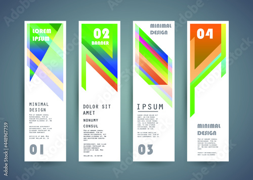 Wallpaper Mural Vector  banner design.	Abstract geometric pattern background for brochure cover design.  Torontodigital.ca