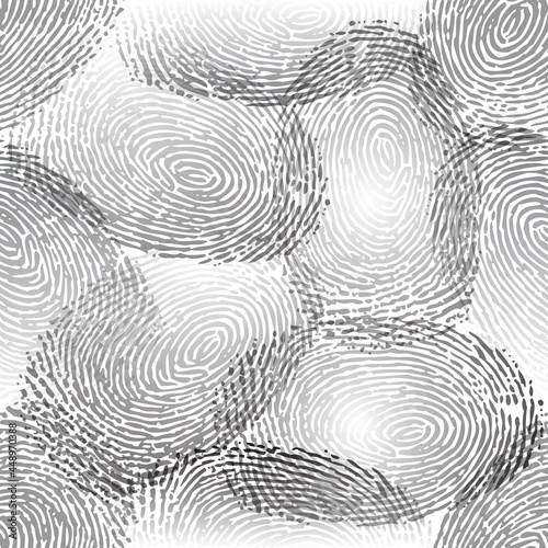 Fingerprint gradient seamless background