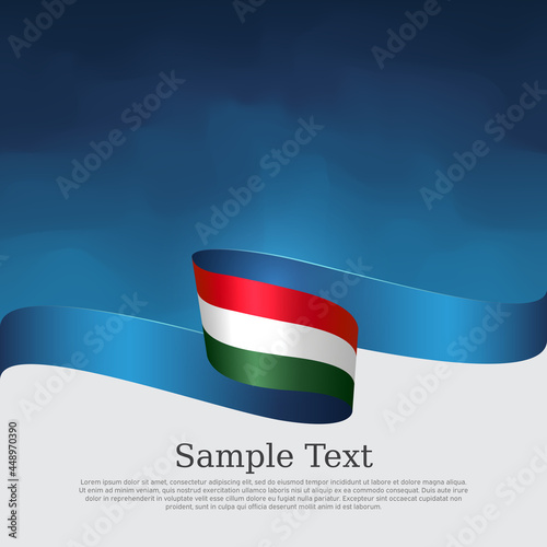 Canvas Print Hungary flag background