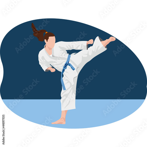 Female Karate Player
