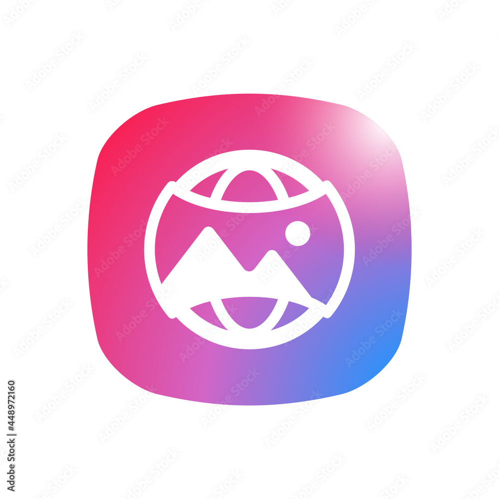 Camera Sphere - App Icon Button